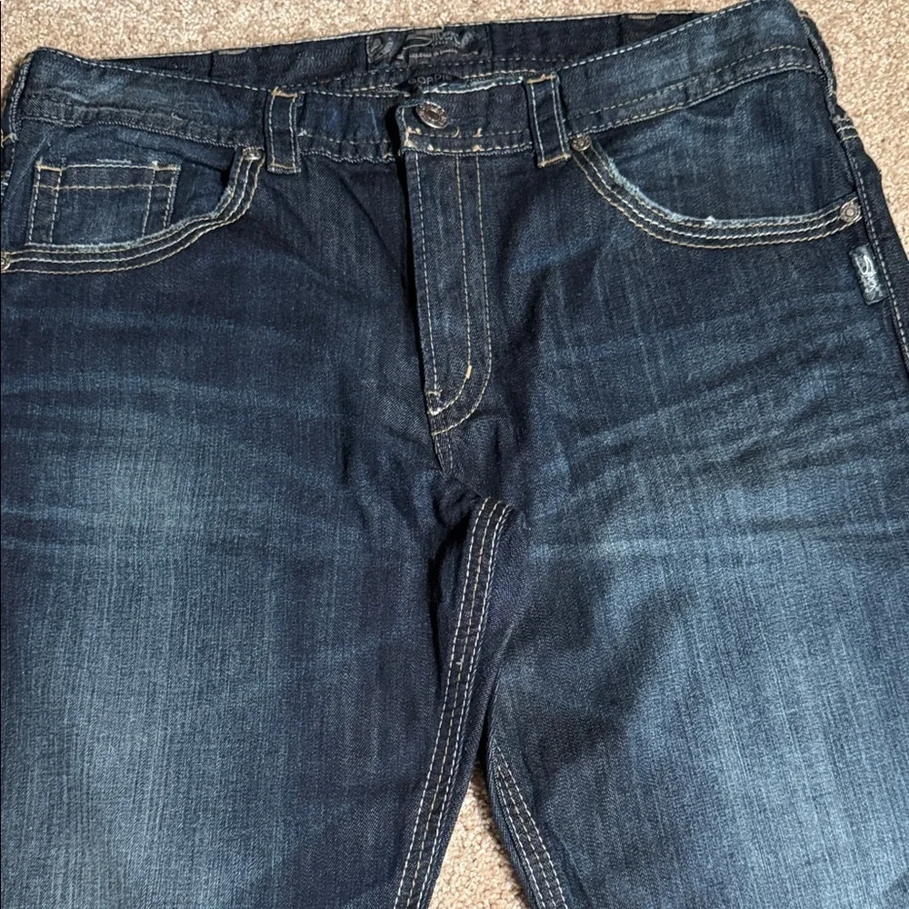 Silver Jeans Indigo Wash Straight Leg Denim#069 - Picture 4 of 14